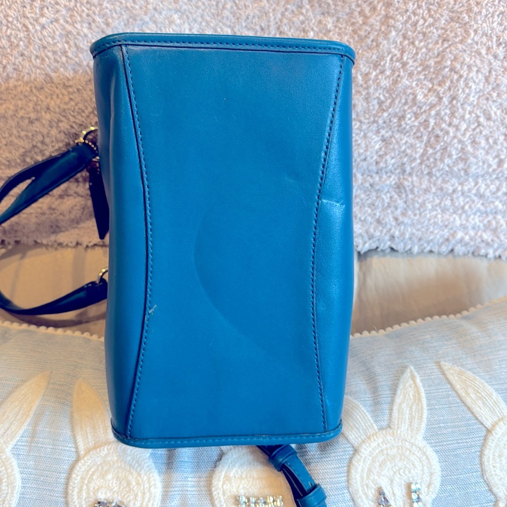 Teal Coach handbag - Picture 4 of 6